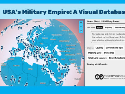 Neues Online-Tool zeigt 867 Militärbasen