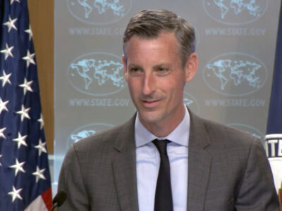 U.S. State Department spokesperson Ned Price