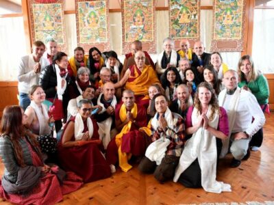 Meeting of the Dalai Lama with Buddhist practitioners in 1997