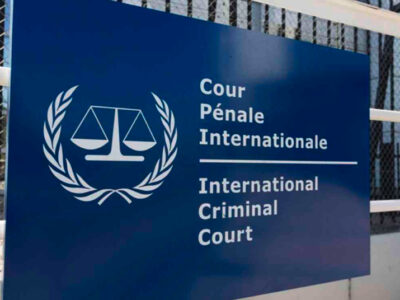 THE HAGUE, NETHERLANDS - JULY 23: View of the International Criminal Court as Dutch prosecuters consider a war crimes investigation of the Malaysia Airlines crash July 23, 2014 in The Hague, The Netherlands. Malaysia Airlines flight MH17 was travelling from Amsterdam to Kuala Lumpur when it crashed killing all 298 on board including 80 children. The aircraft was allegedly shot down by a missile and investigations continue over the perpetrators of the attack. (Photo by Michel Porro/Getty Images)