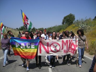 Manifestazione contro il MUOS a Niscemi