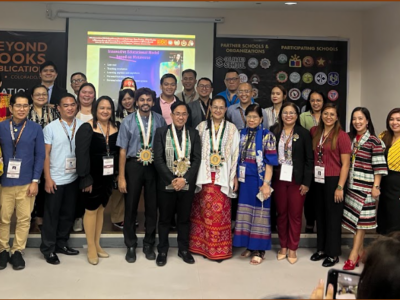 BBP Day 1 Research Presenters and Participants with BBP Organizer President/CEO Dr. Leonilo B. Capulso (8th from left), Plenary Speakers Dr. Pratik Rajan Mungekar (7th from left) and Dr. Genevieve Balance Kupang (center), and Master of Ceremony Dr. Ryan Jayson V. De Los Reyes (2nd row, first from left). Photo collection:  Camella Mae Mangili.