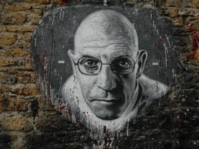 Michel Foucault, painted porträt (Thierry Ehrmann, CC 2.0)