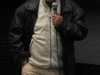  Haile Gerima at the "Maison de la Culture" during the 28th Amiens International Film Festival. Source: Marc ROUSSEL (2008, November). Hailé Gerima, à Amiens (Somme, France). Wikipedia Commons. 