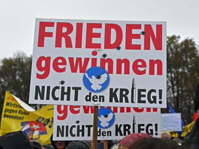 Breite Unterstützung für die Friedensdemonstration am 3. Oktober 2024 in Berlin