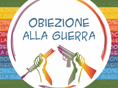 Poster campagna obiezione alla guerra