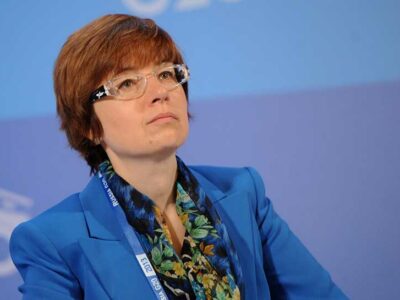 Ksenia Yudaeva, an adviser to Bank of Russia Governor Elvira Nabiullina..