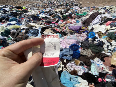 The Atacama Desert is getting covered in 39,000 tons of clothes each year, many of them still unused.