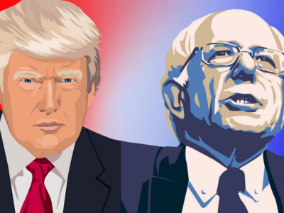 Bernie trump 3