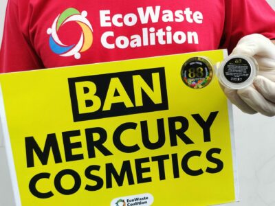 The EcoWaste Coalition cautions consumers from buying this cheap but highly toxic whitening cream with elevated levels of mercury.