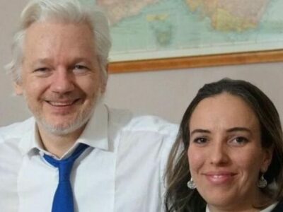 Julian Assange und Stella Moris