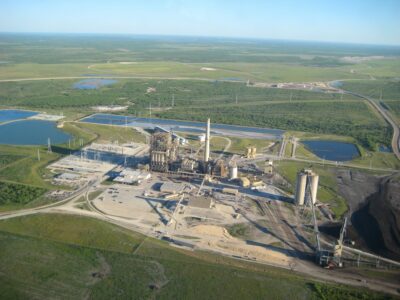 The San Miguel Electric Cooperative in Christine in Atascosa County, Texas.