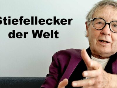 Das Wettern der Woche: Stiefellecker der 'Welt'