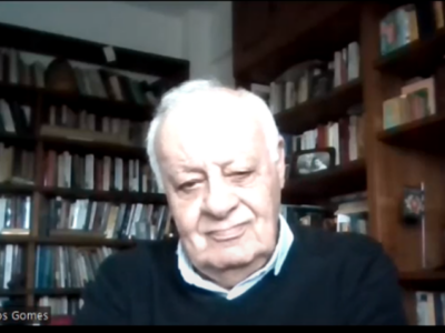 Coronel Matos Gomes durante a entrevista com a PRESSENZA em 28/3/2024