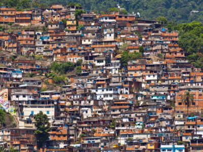 Skyline of Rio de Janeiro Slums