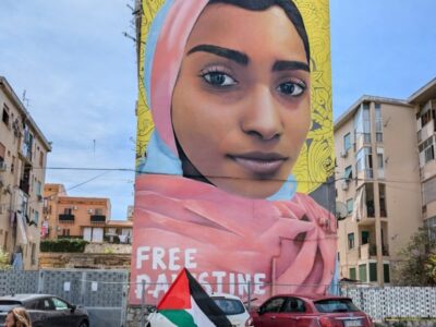 murale nel centro storico di Palermo