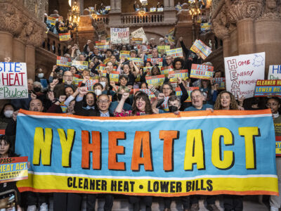 The NY Home Energy Affordable Transition (HEAT) Act is a bill that fights climate change, slashes pollution from buildings, and lowers utility bills for energy-burdened households.