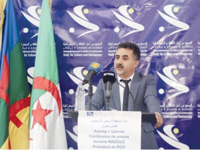 Atmane Mazouz, president of the RCD (archives)