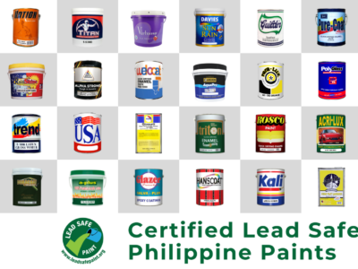 These paint brands have successfully passed the Lead Safe Paint® requirements confirming compliance to the strictest standard for lead content in paints as certified by the US-based SCS Global Services.