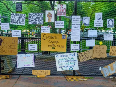 A wall of protest over police brutality. As many Americans and U.S. institutions have attempted a true reckoning with the role that race and racism play in American history and society, certain Republican legislators and conservative activists have capitalized on this backlash.