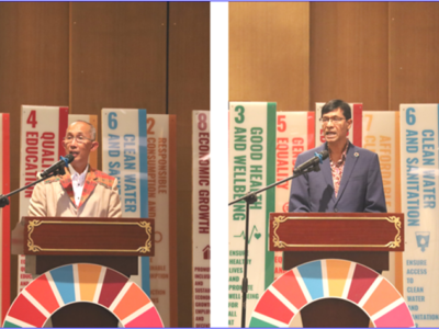 Baguio City and UNDP Philippines built a partnership to advance sustainable development. Mayor Benjamin Magalong and UNDP Representative Selva Ramachandran share messages, highlighting commitment to fostering growth that improves quality of life for all.