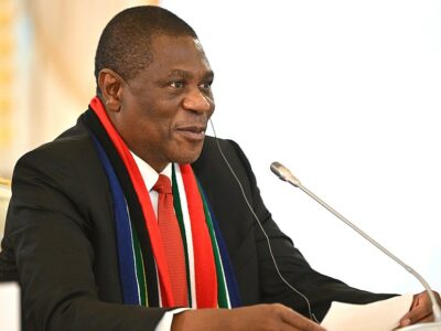Paul Mashatile, Deputy President of the Republic of South Africa.