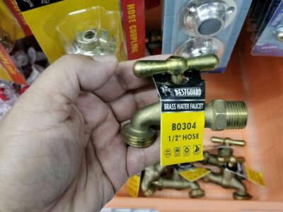 Sold for P179 per unit, this brass faucet was found to contain 76,100 ppm of lead as per laboratory test, way above the EU and US limits.
