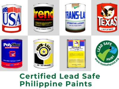 Seven more paint brands pass third-party certification of conformity with the regulatory limit for lead in paints.
