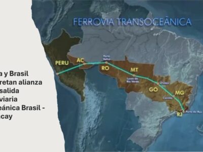 487 China y Brasil concretan alianza la salida ferroviaria Bioceánica Brasil - Chancay