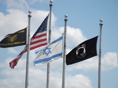 broome co. sherriff w flag closeup