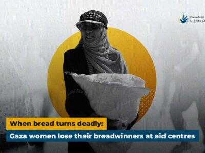 InfoPal - Donne palestinesi perdono cari durante accesso agli aiuti umanitari