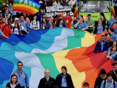 La Marcia Perugia-Assisi per la pace (foto Facebook)