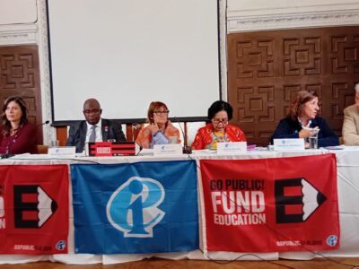 Directiva de la Internacional de la Educación en la Casa del Profesor, 26 de agosto de 2025