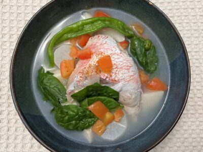 Homemade Fish Sinigang.