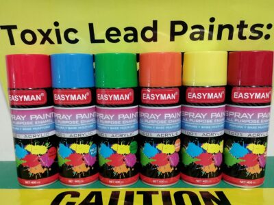 The EcoWaste Coalition slams the proliferation of imported paints with high lead content in the market in violation of the lead paint ban.