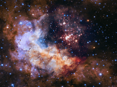 Hubble Spots Fireworks in Westerlund 2