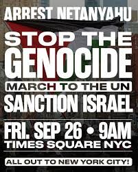 National march in NYC on 9-26