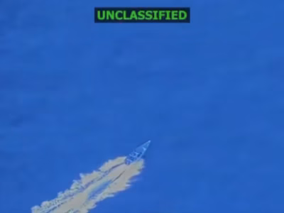 In this screengrab taken from a video posted by Defense Secretary Pete Hegseth on Friday, a boat is visible just before it is hit by a military strike, off the coast of Venezuela. In his post, Hegseth said the boat was trafficking narcotics and that four men onboard were killed.
In this screengrab taken from a video posted by Defense Secretary Pete Hegseth on Friday, a boat is visible just before it is hit by a military strike, off the coast of Venezuela. In his post, Hegseth said the boat was trafficking narcotics and that four men onboard were killed.