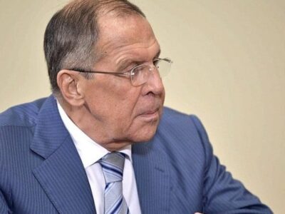 Foreign Minister of Russia Sergei Lavrov.