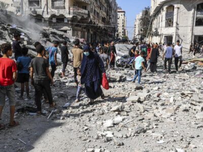 MEDIO ORIENTE-CIUDAD DE GAZA-ATAQUE AEREO