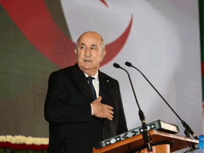 Algerian President Abdelmadjid Tebboune