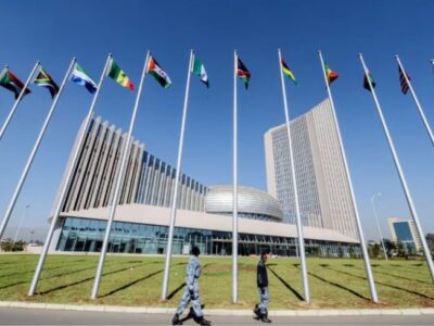 African Union Building in Addis Ababa, Ethiopia