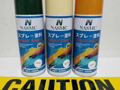 These spray paints with uknown manufacturer contain high levels of lead in violation of the national lead paint ban.