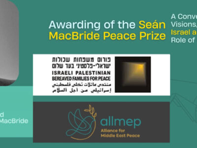 Wenn Schmerz zu Hoffnung wird – der Seán MacBride Friedenspreis in Berlin