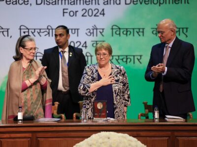 Michelle Bachelet with Sonia Gandhi and Jury-PHOTO CREDIT INC.
