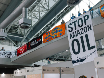 Manifestazione alla Cop 30