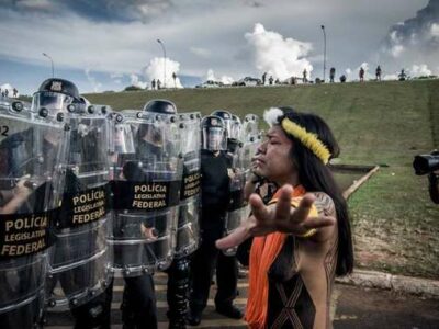 protesta indigeni Brasile